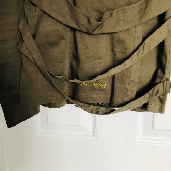 Schwiing hooded khaki green fall jacket - Picture 9 of 11